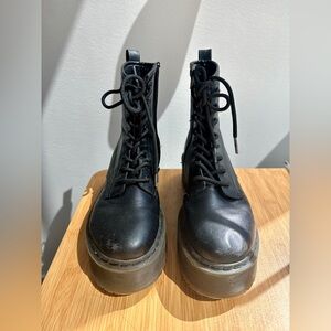Comfiest Black Combat Boots EVER similar to Dr. Martins